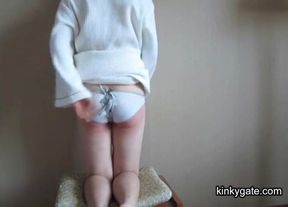 stepdaughter's small ass gets red and sore