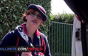 French girls at work, redhead meter maid gets fucked in the truck