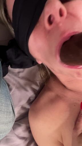 He Fucks Me, Squirts Into My Pussy, Dildos Me in Cum and Fucks My Mouth with It