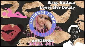 sissy bottom loves her assisted anal joi dildo cei by goddess lana