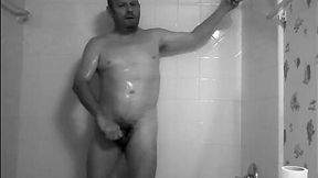 Trey Aaron Harris shower jerkoff