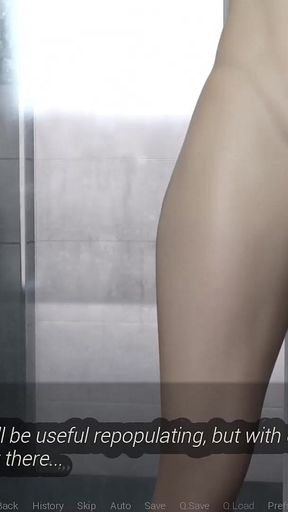 The Thickening #1- a Girl Gets a Cock- Futa Porn Game