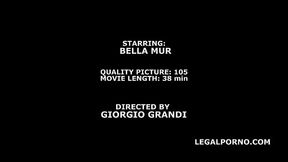 DAP Destination Bella Mur 4on1 No Pussy, Balls Deep Anal, Gapes, First DAP and Swallow GIO1394