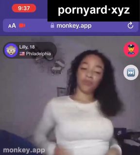 Homemade teen webcam reaction