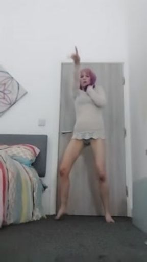 Your Sex Takes Me To Paradise - Sexy British Babe Dancing &amp; Stripping To Music.  Check Out My Moves