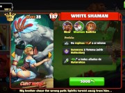 Estrenando las cartas legendarias en este juego sabroso