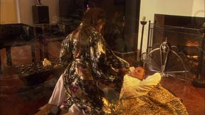 gianna lynn gives pleasure to a samurai and his big cock