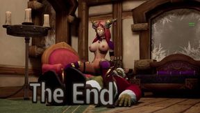 Russian gangbang gangbanged deep at Christmas