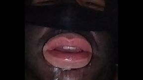 Sammie didn'_t have black Bear to piss on her so she poured 3 days old piss he left for her