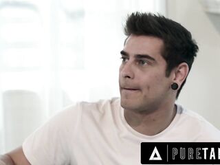 PURE TABOO Disappointed mother I'd like to fuck Dana Vespoli Makes Slothful Stepson Eat & Creampie Her Twat For Dinner