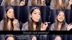 Should I quit smoking? I am concerned about my health!