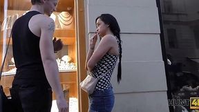 Czech teen cheats on broke BF for cash- HUNT4K POV