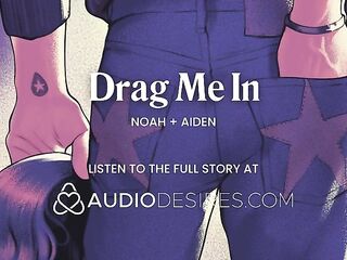 ASMR Audio Porn: Hot Stranger Sucks Your Ramrod in a Public Washroom – Homosexual Blow job-sex & Public Sex – Erotic Audio Roleplay for Dudes