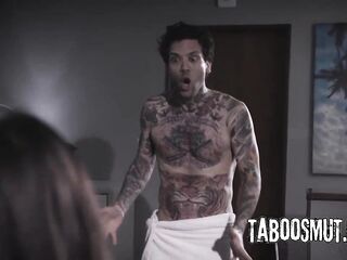 Brunette hair Teen Stepsister Suggests Her Taut Butt To Her Pervy Stepbrother