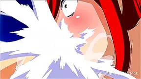 Erza Tempts Dreamy Lover with Hot Blowjob Steamy Encounter - Fairy Tail Parody
