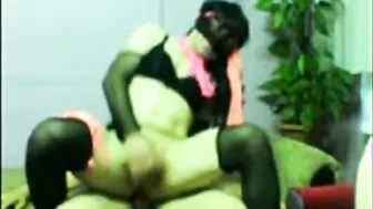 Turkish Crossdresser Hasret Gives Bareback Blowjob and Anal