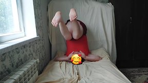 Big white sissy crossdresser lady boy virgin with a large rear