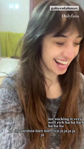 Naughty Girlfriend Video Call - Teasing in My Boyfriend's Boxers (Spanish Subs)