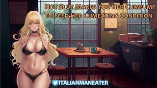 Hot Slut Makes You Her Cumpump To Feed Her Cumeating Condition | Eat Suck Love | Audio Roleplay