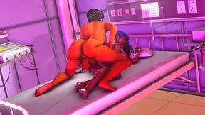 Fully Nude Futa Pharah & Ana Engage in Intense 3D Hentai Action