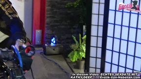 German BBW model fucked at photo shoot