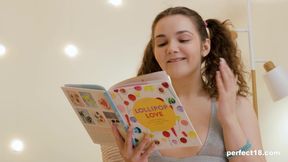 Teen Solo Masturbation Passion in a Perfect Erotic Fantasy