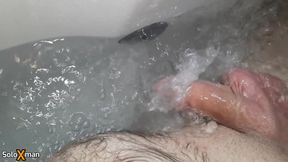Fucking a Hot Tub Water Jet - Soloxman
