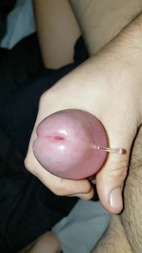 A little quick edge and half cum