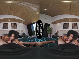UP CLOSE VR - Wicked Small Brunette hair Addis Fouche Drops Shorts To Wildly Ride Your Large Wang POV