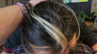 POV Face Fucking the MILF neighbor until she Swallows. -INTERNET NEIGHBORS