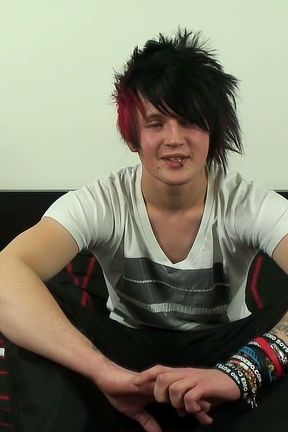 Gorgeous Louis Beats His Emo Meat