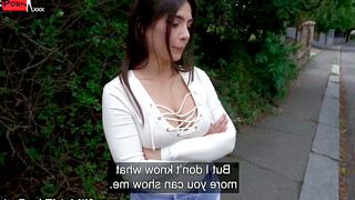 Caught in the Act Public Sex Goddess Tru Kait Takes a Mans Large Dick in the Open