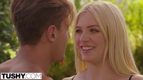 TUSHY Blubbery Blond Hair Babe Gets her Butt Gaped - Chris diamond