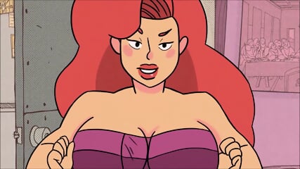 zsazsa zaturnnah BALLBUSTING busty redhead anime kick in the balls nutcrack