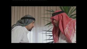 Fantastic MILF in Lingerie Fucked and Cumshot on Tits by Two Sheiks with Big Dick