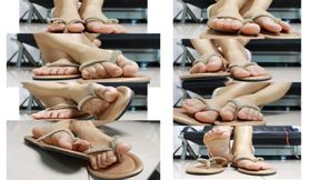 Cropped Sandals Display HD