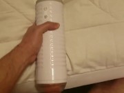 Breaking in my new Lovense stroker (teaser)