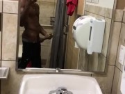 Quick after workout wank