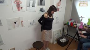 Married Woman Hired as a Nude Art Model Who Gets Carried Away by the Moment - 2