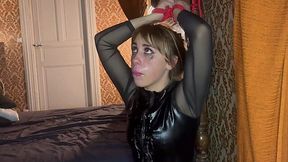 Rough Deepthroat & Bondage Action with Oral Surprise