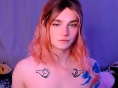Small tits shemale bonked by 2 horny guys