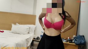 Real Wife Invite Par 2 Fan for Fuck in Hotel Hard Fuck and Slap on Butts Dirty Talk Hindi