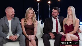 WIFEY Serenity Cox, Danielle Renae, Sierra Spunk, Anastasia Shades And Country Hotwife Star In The Ultimate Orgy