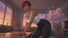 Farting Fantasies #28: Crimson Pixie Twerking Farts in Three Outfits