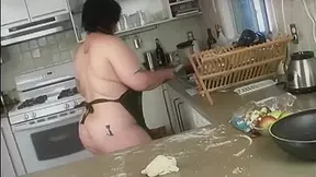 BBW bakes apple pie and then..SUPRISE ! 2