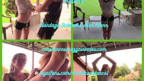 Bondage Outdoors with Riann mp4