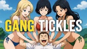 Car Wash Cock Gang Tickling: Group Tease & Hard Fuck
