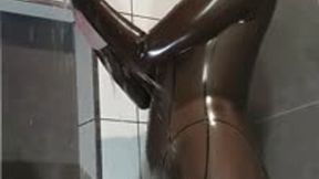 Latex Shower Scene