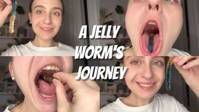 Jelly worm in the throat