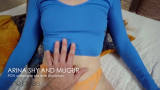 Dane Jones Arina Shy Romantic POV creampie and doggystyle orgasm with hubby